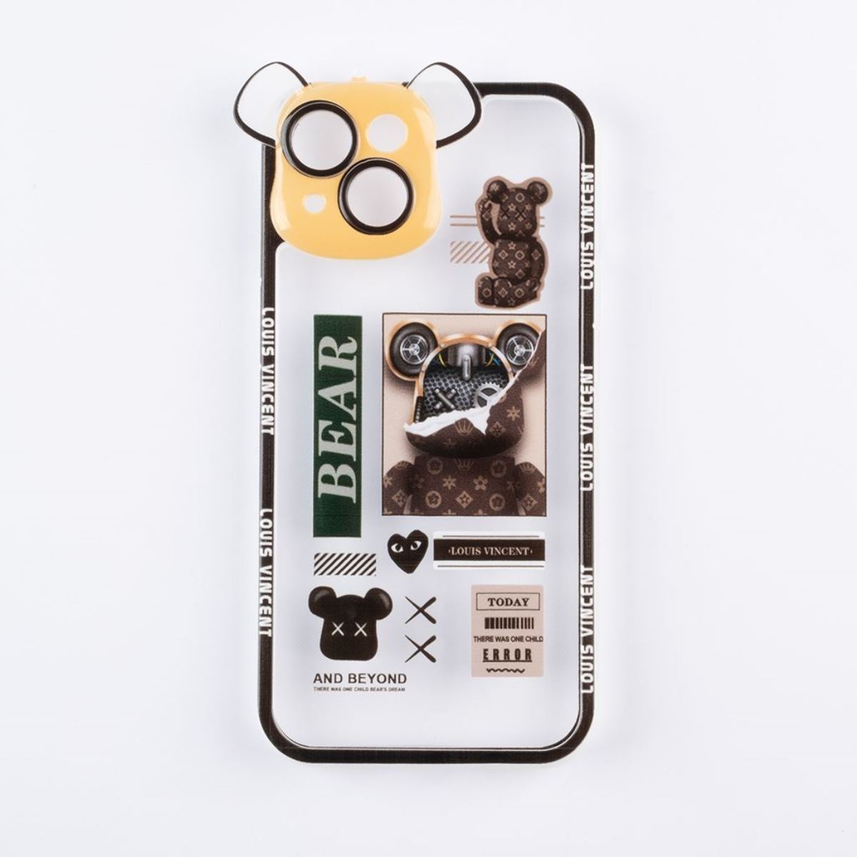 Jopus iPhone 13 JS-282 Ear  Silikon Kilif Turuncu - 1