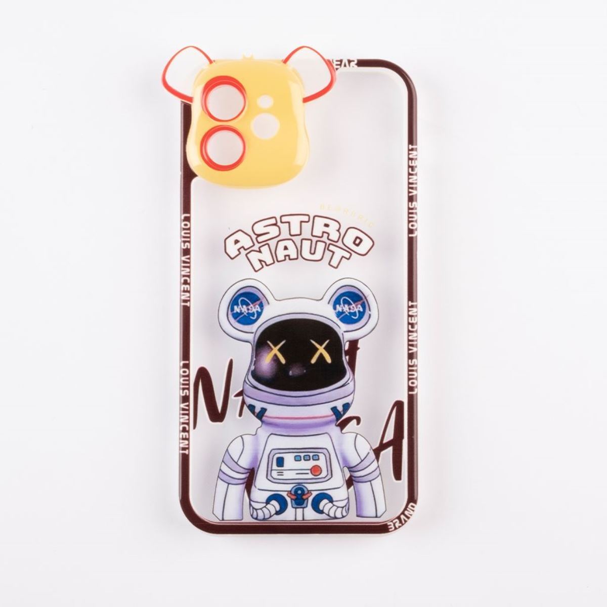 Jopus iPhone 12 JS-282 Ear  Silikon Kilif Sari - 1