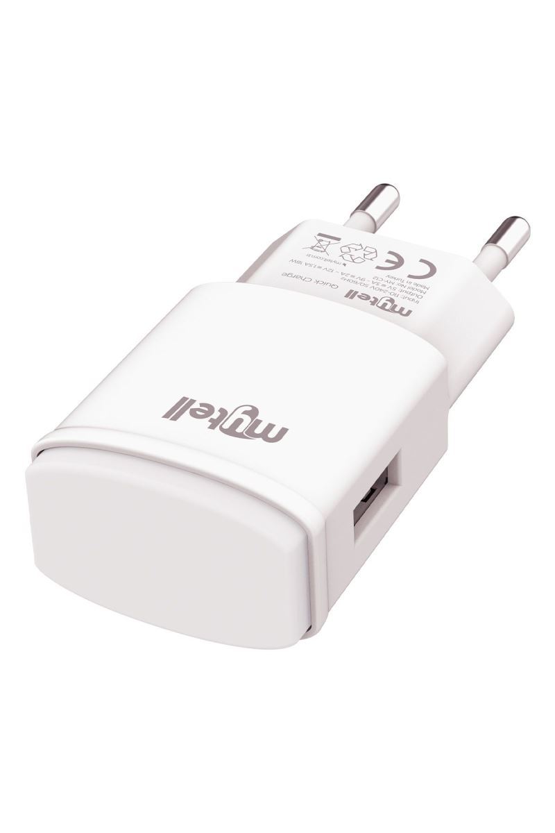 Mytell Universal  MY-C12 2in1 Qc 18W  Sarj Cihazi Beyaz - 1