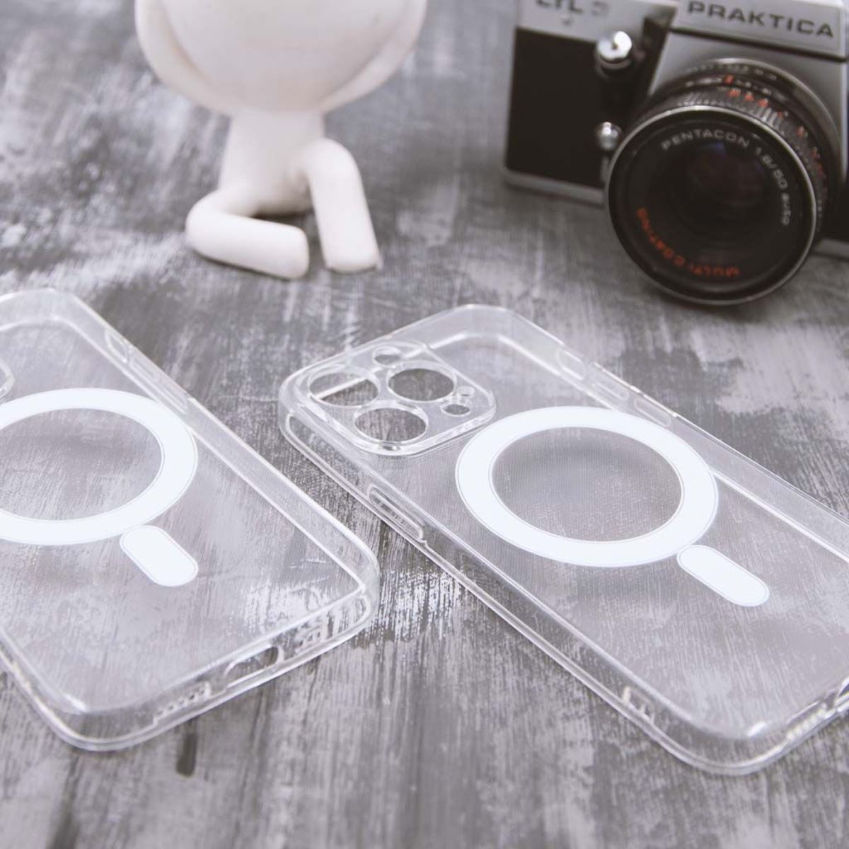 Jopus iPhone 14 Pro Max JS-260 Mag Safe  Silikon Kilif Seffaf - 1