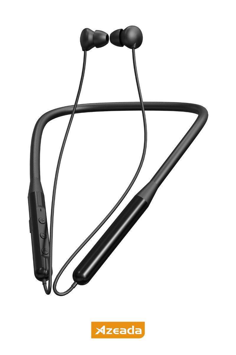 Azeada PD-BN104 Boyun Askılı    Bluetooth Kulaklık Siyah - 1