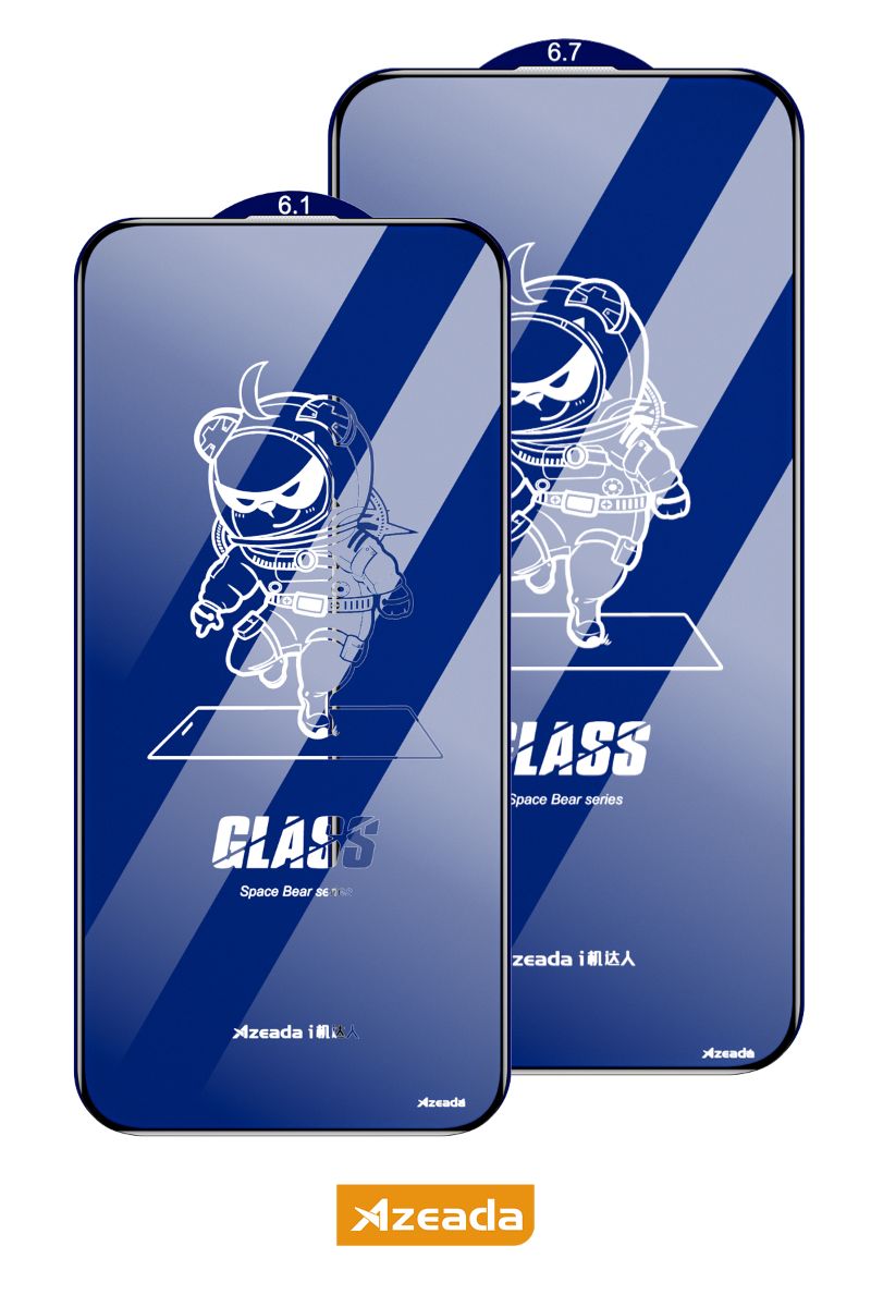 Azeada iPhone 12 Pro Max AZ-PT01  Ekran Koruyucu Bordo - 1