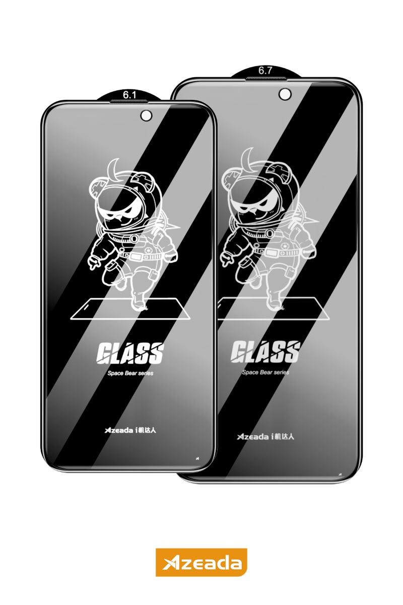 Azeada iPhone 14 Pro PT-022  Ekran Koruyucu Bordo - 1