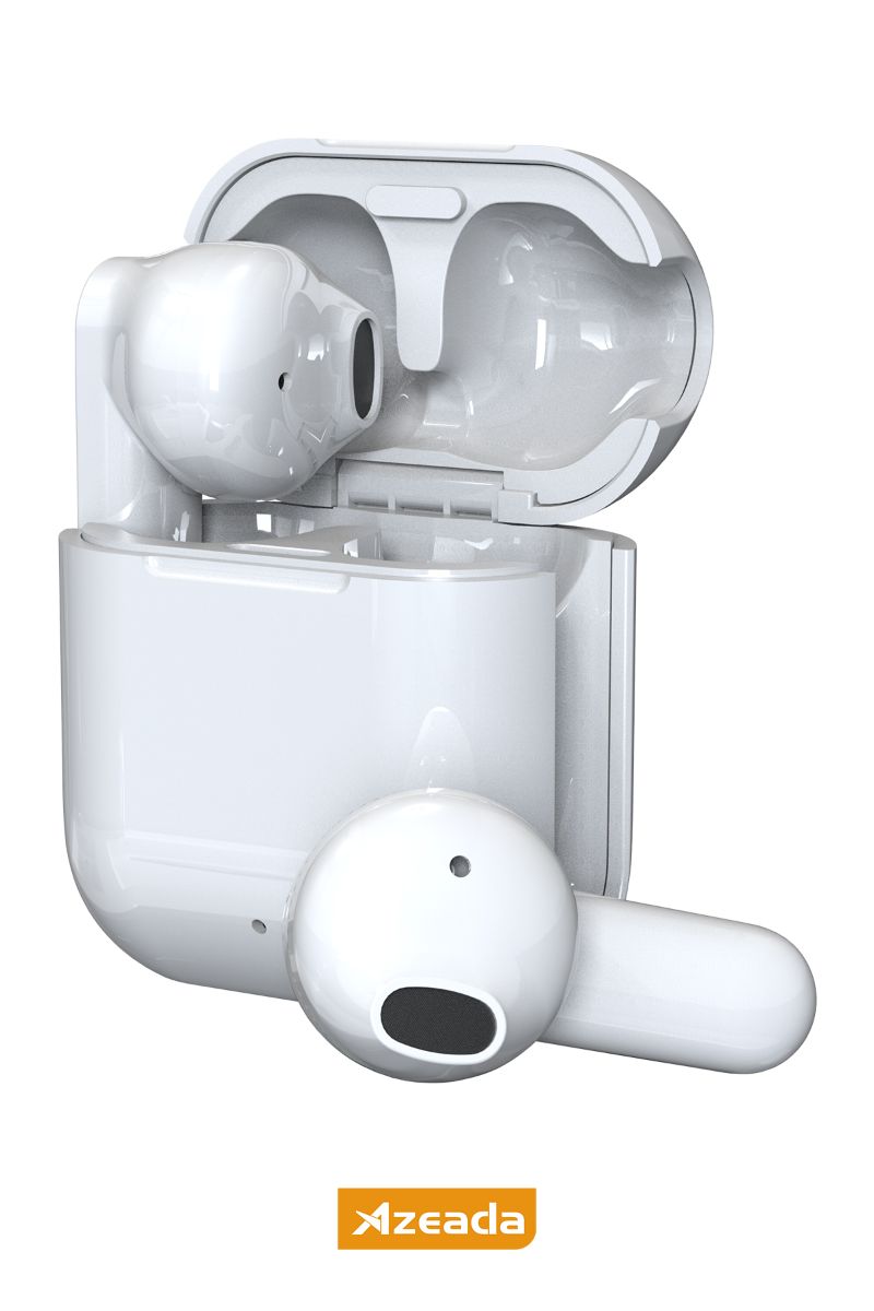 Azeada PD-BT118 TWS    Bluetooth Kulaklık Beyaz - 1