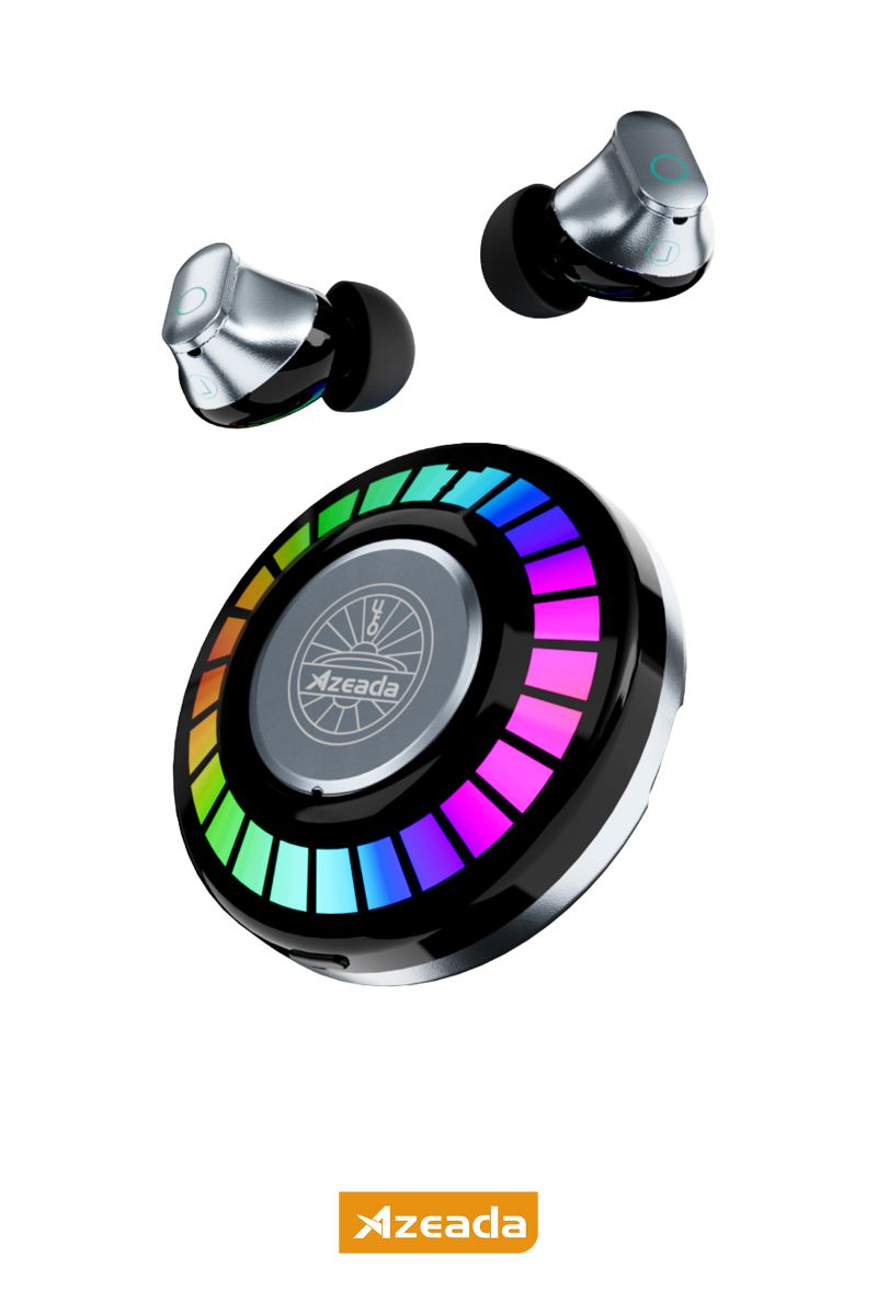 Azeada AZ-BT05 TWS Işıklı Oyuncu   Bluetooth Kulaklık Renkli - 1