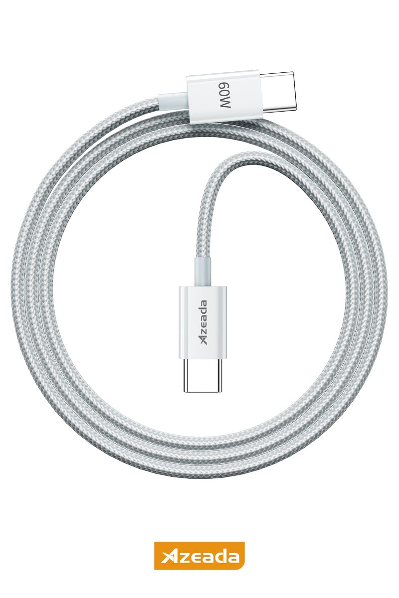 Azeada  AZ-B06a 1mt Sarj Kablosu Beyaz - 1