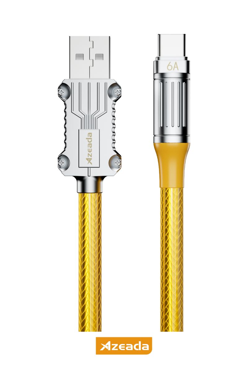 Azeada Type C PD-B95a  Data Kablosu Gold - 1