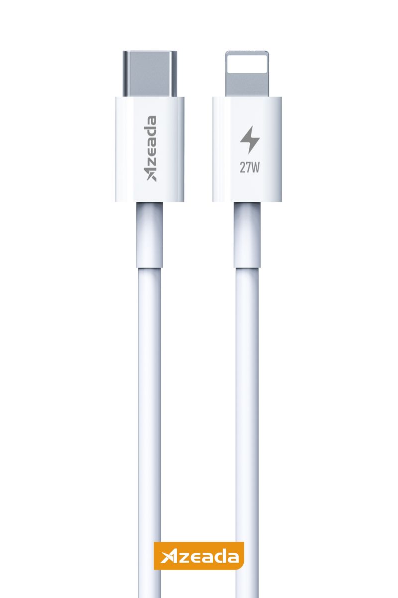 Azeada Type-C to Lightning PD-B83i 27W Data Kablosu Beyaz - 1