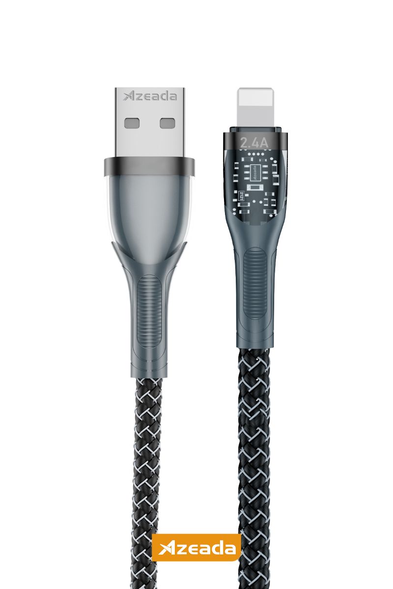 Azeada USB to Lightning PD-88i  Data Kablosu Siyah - 1