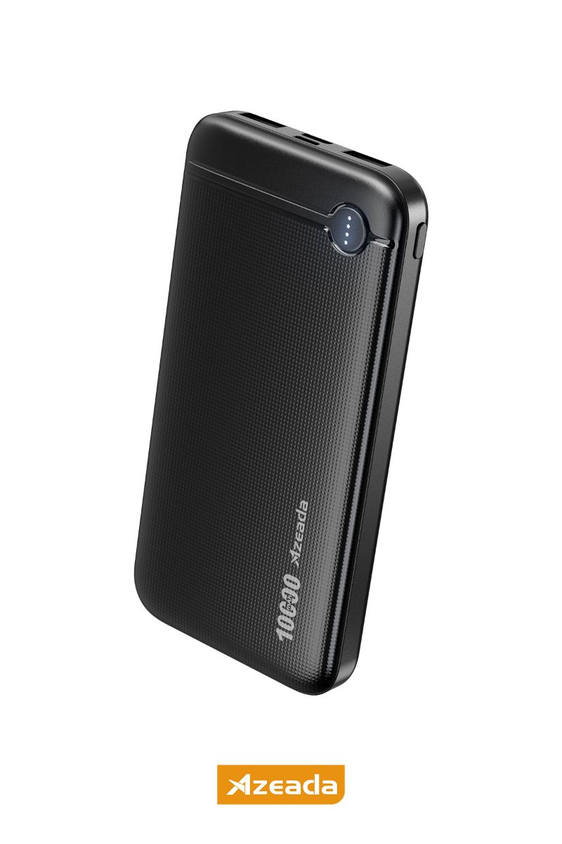 Azeada PD-P107 5V-2A 10000mAh Power Bank Siyah - 1