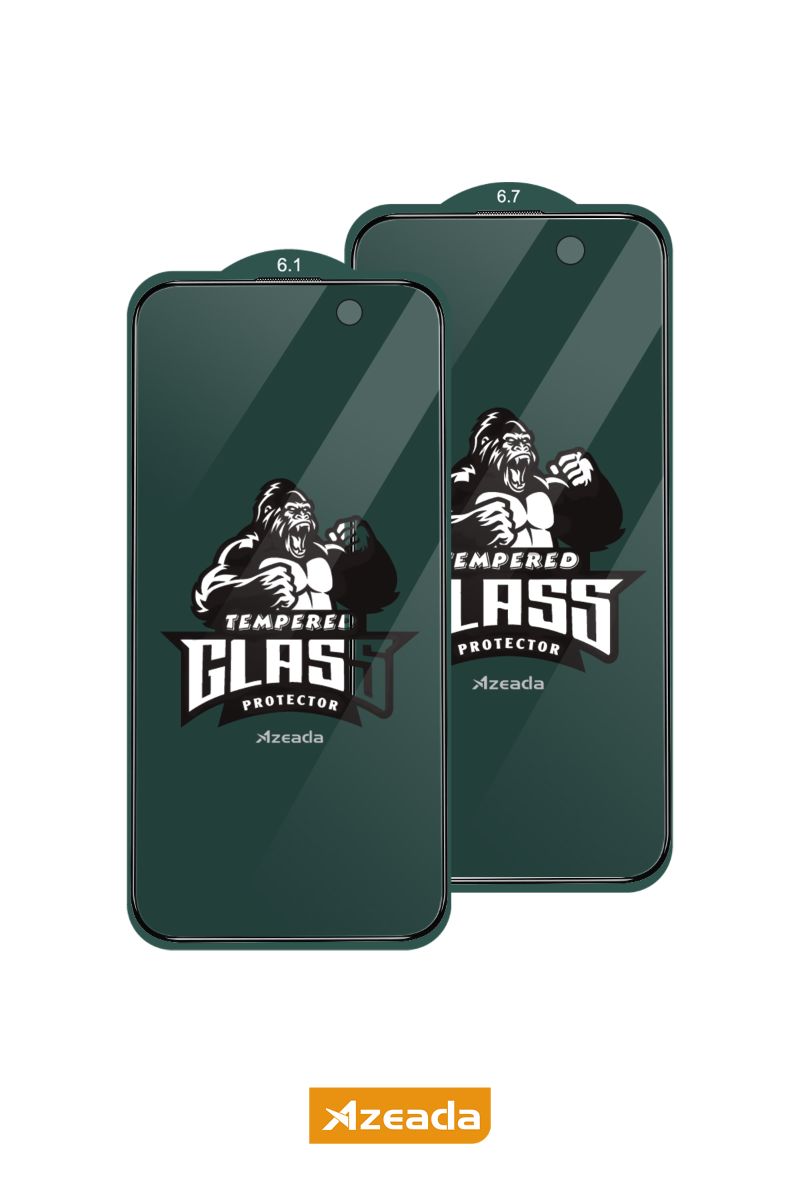 Azeada iPhone 16 Pro AZ-PT05 Privacy  Ekran Koruyucu Bordo - 1