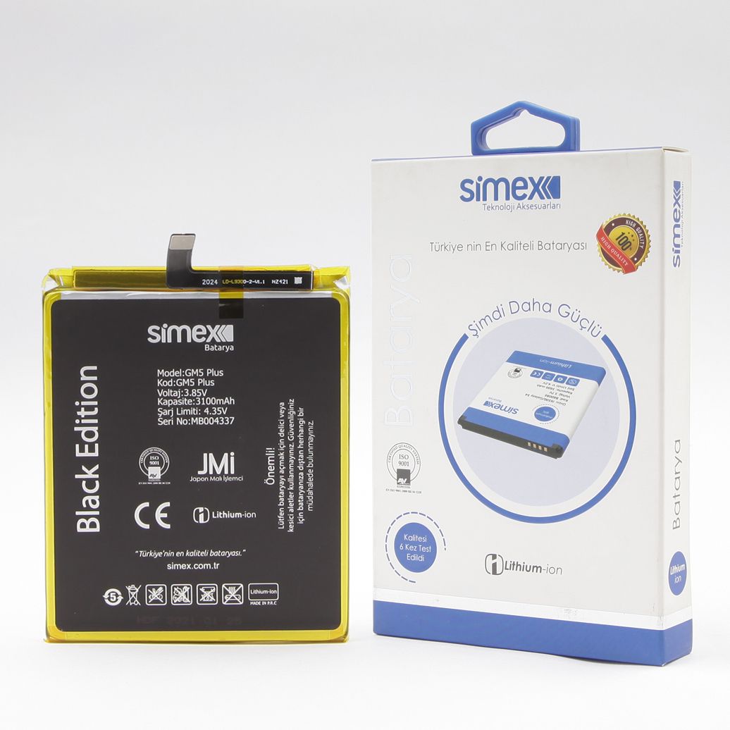 Simex General Mobile GM5 Plus SBT-01  Batarya SBT-01 - 1