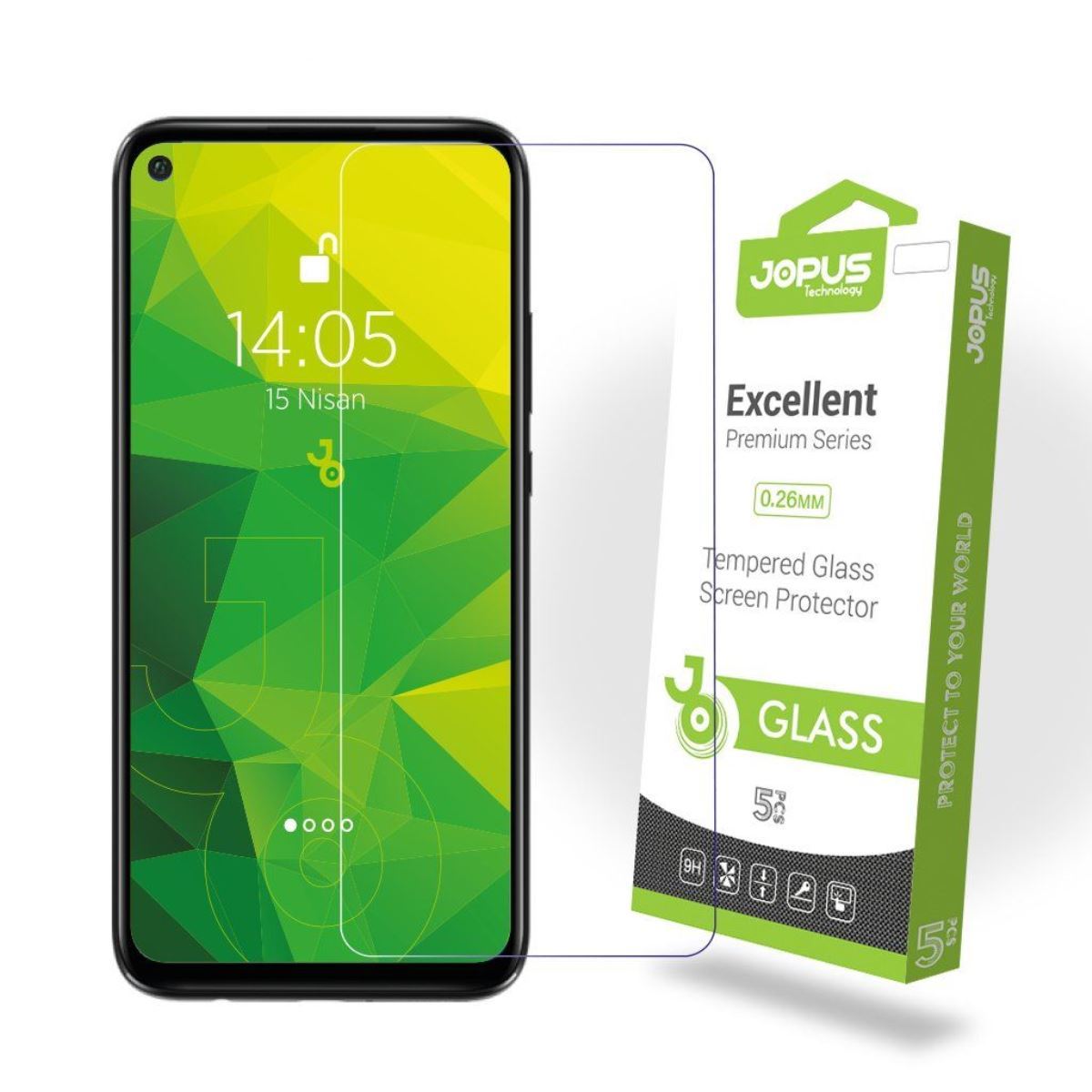 Jopus Huawei Mate 30 Lite Cek-101   Cam Ekran Koruyucu Seffaf - 1