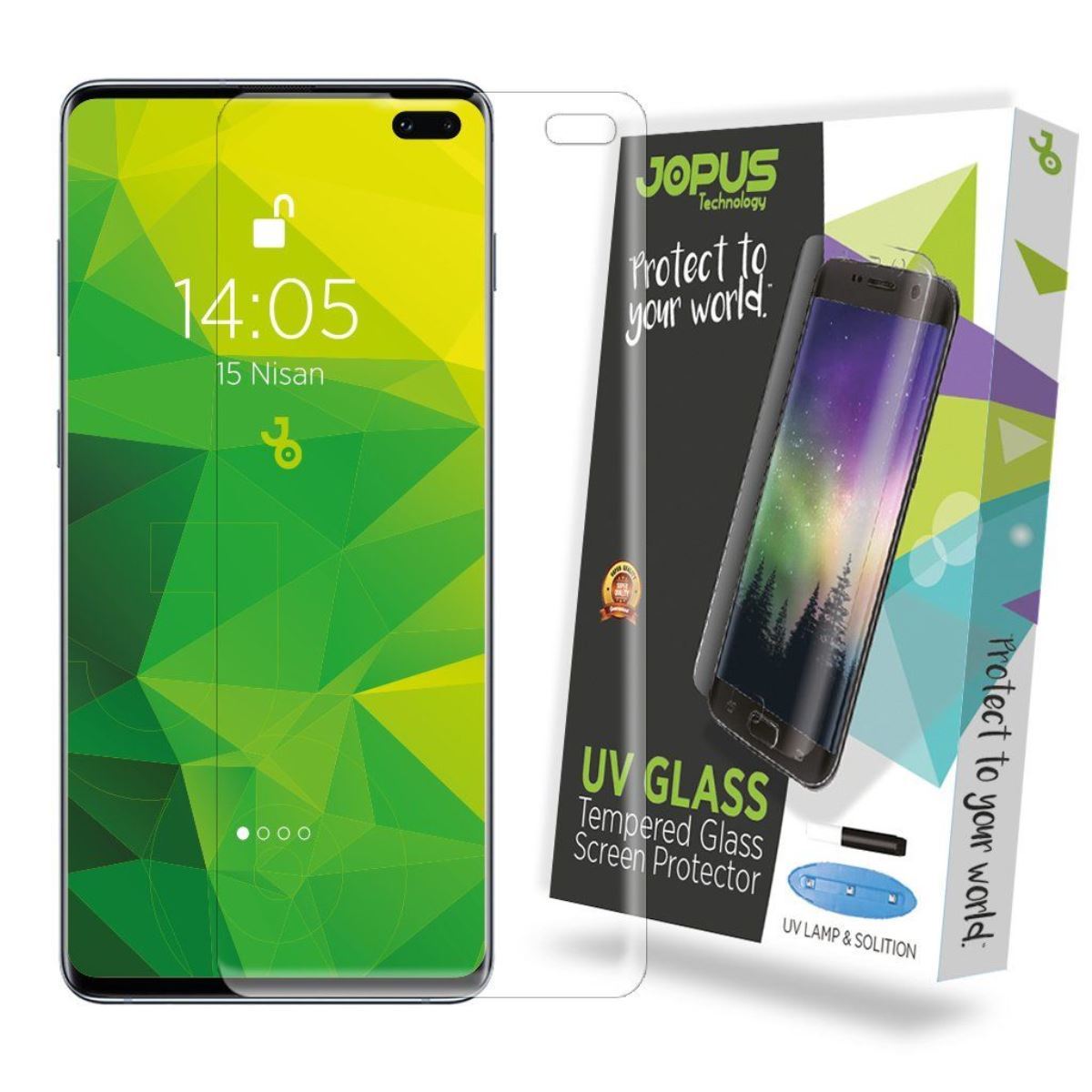Jopus Samsung S10 CEK-125 UV Screen Protector Seffaf - 1