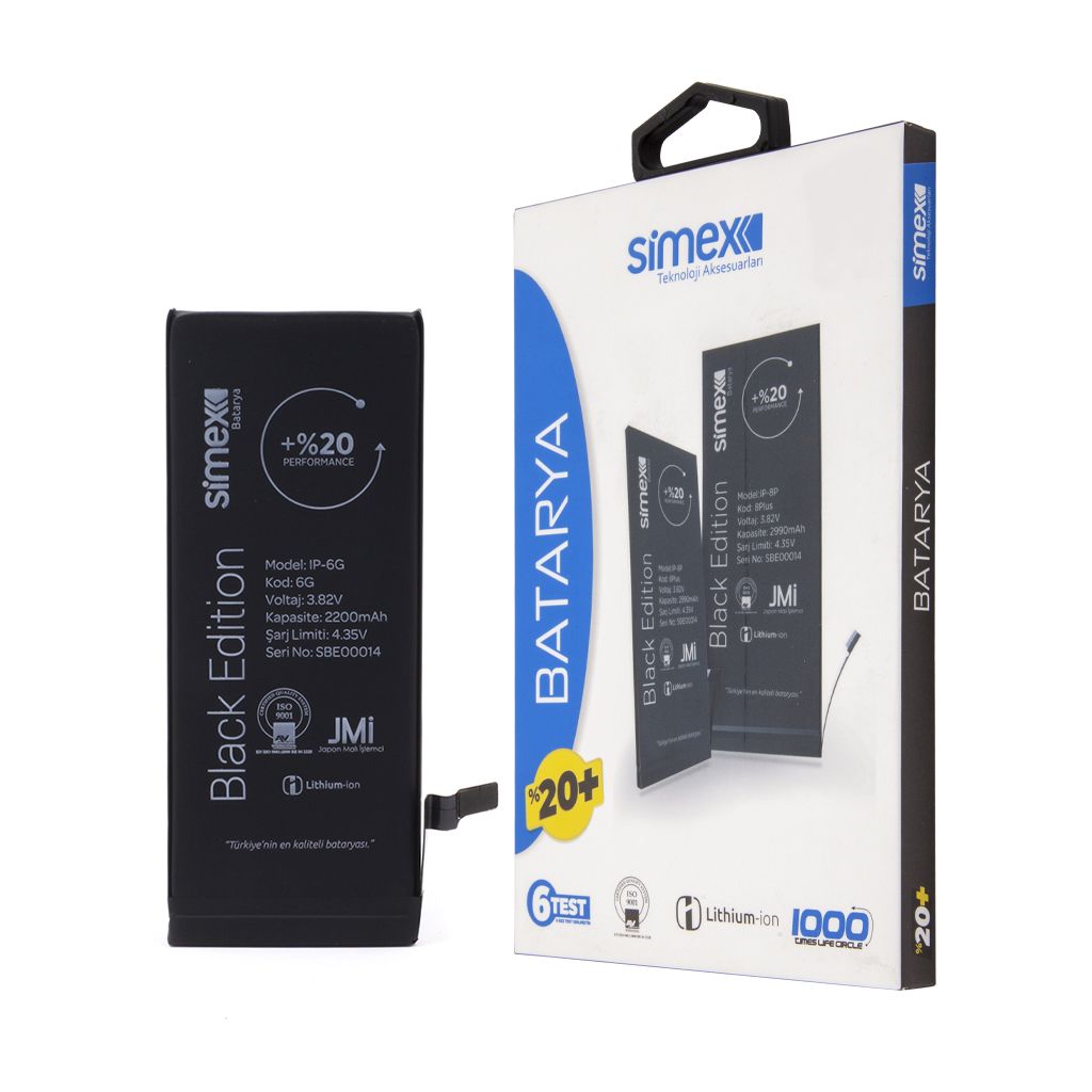 Simex iPhone 6G SBT-02  Batarya SBT-02 - 1