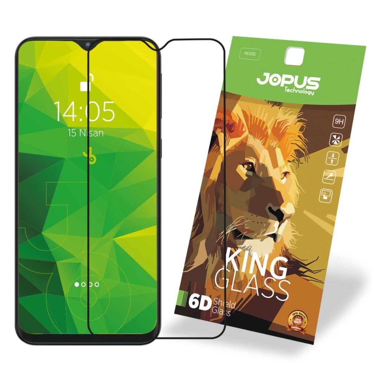 Jopus Samsung M10s CEK-124 King 6D Screen Protector Siyah - 1