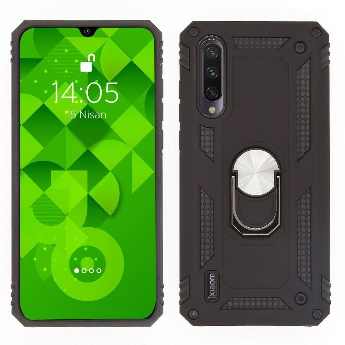 Jopus Xiaomi Redmi A3 Lite JS-225 Zirh   Silikon Kilif Siyah - 1