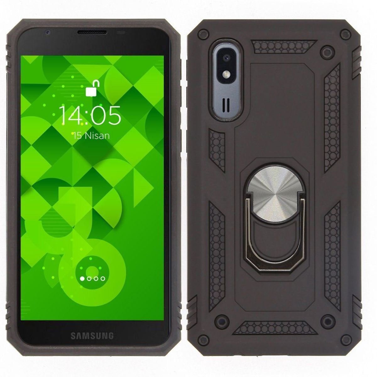 Jopus Samsung A2 Core JS-225 Zirh Phone Case Siyah - 1
