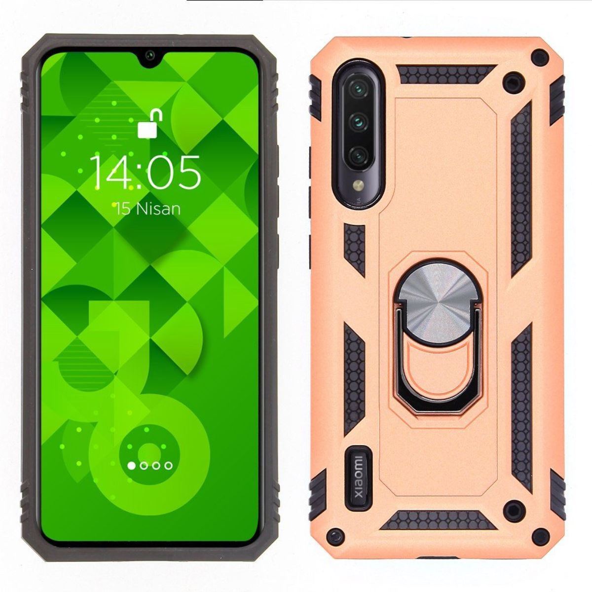 Jopus Xiaomi Redmi A3 JS-225 Zirh Phone Case Rose - 1