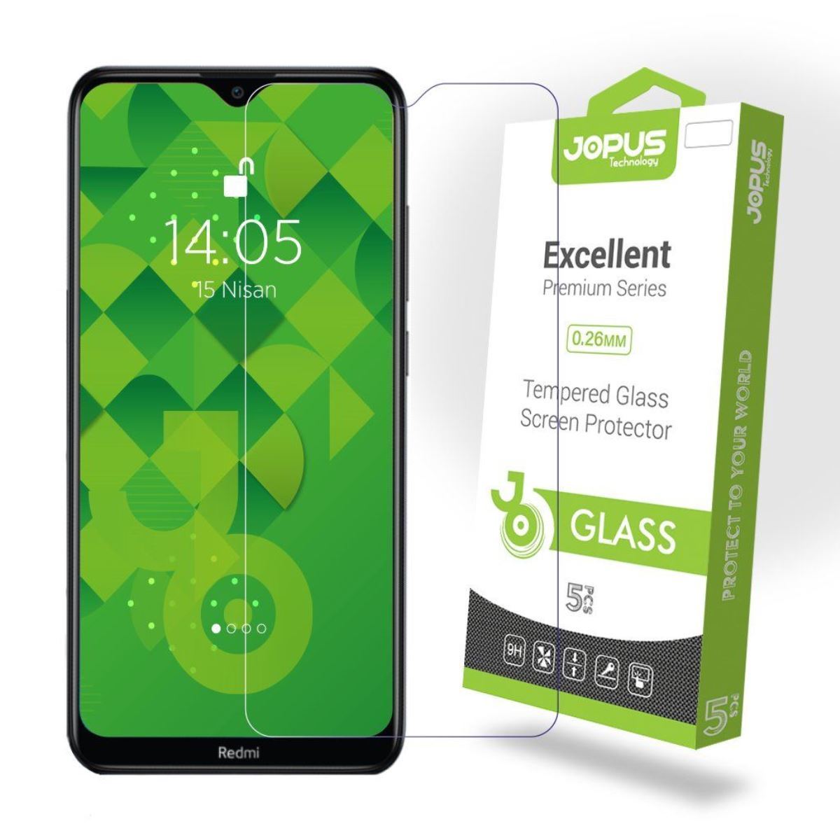 Jopus Xiaomi Redmi 8a Cek-101 Screen Protector Seffaf - 1