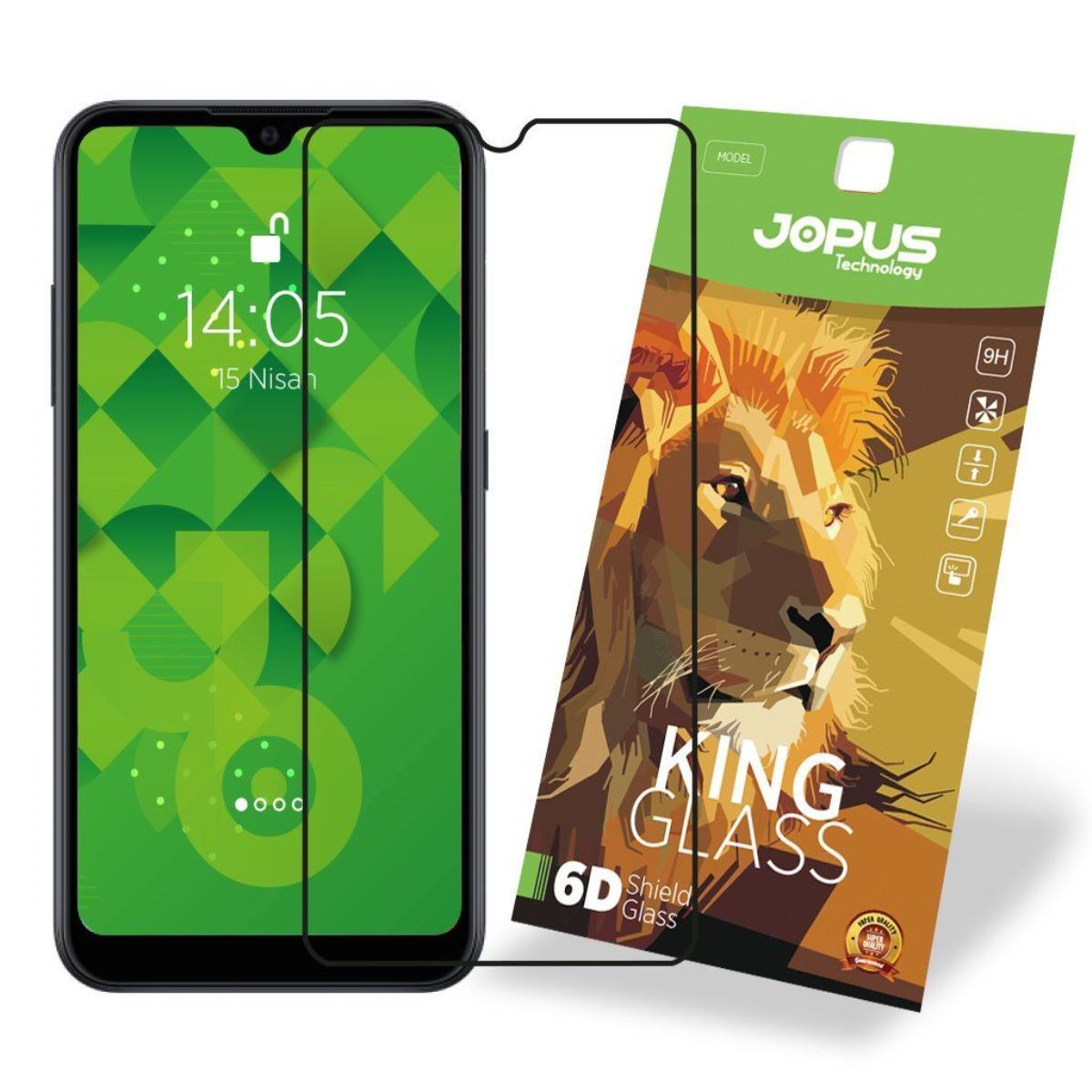 Jopus Samsung A01 CEK-124 King 6D Screen Protector Siyah - 1