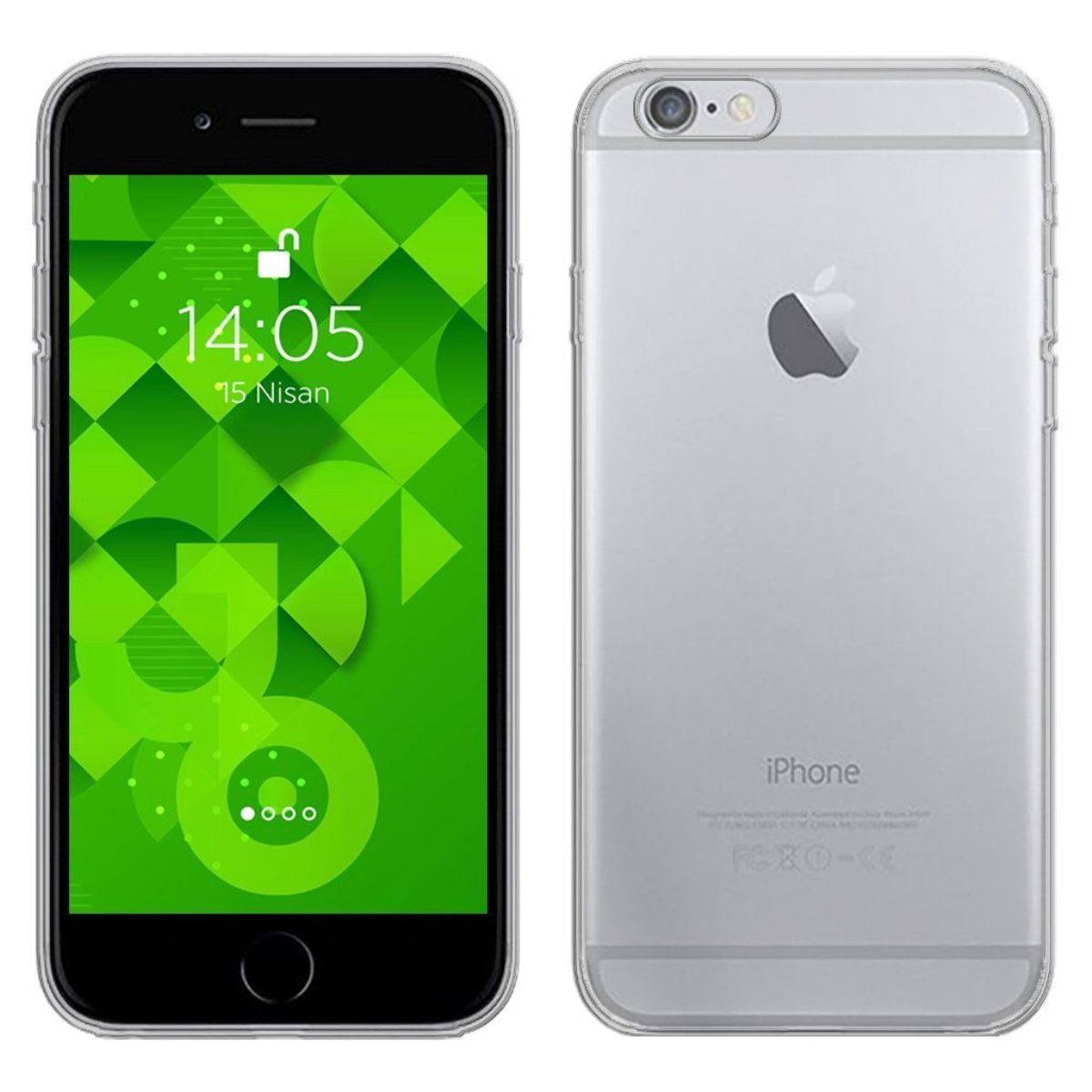 Jopus iPhone 6G JS-238 Plug Phone Case Seffaf - 1