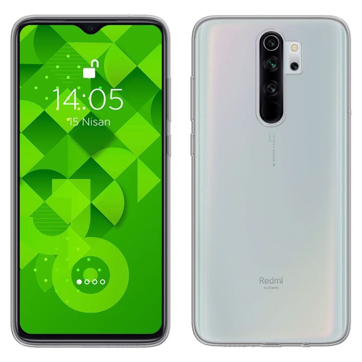 Jopus Xiaomi Redmi Note8 Pro JS-238 Plug   Silikon Kilif Seffaf - 1