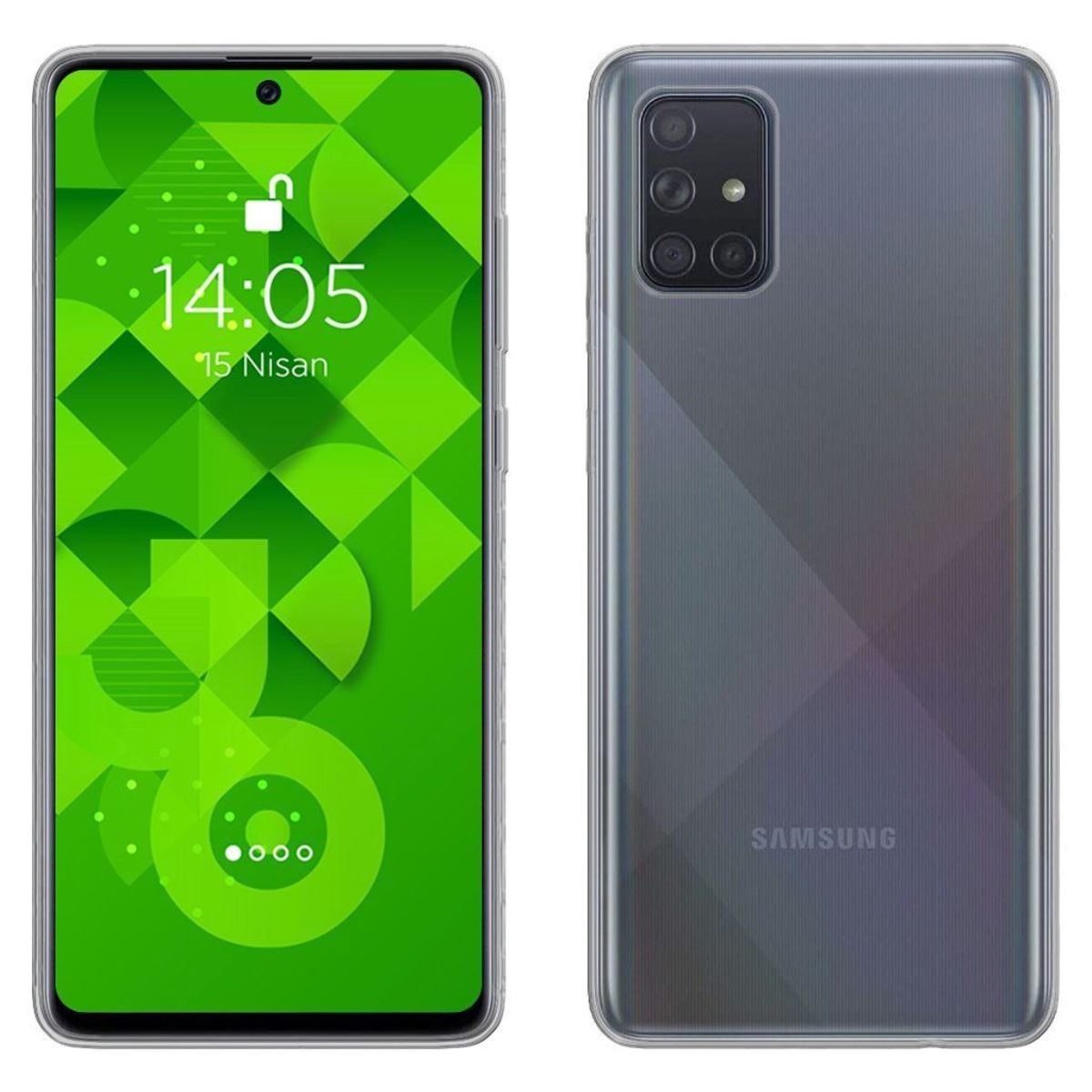 Jopus Samsung A71 JS-238 Plug   Silikon Kilif Seffaf - 1