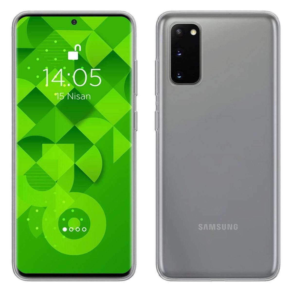 Jopus Samsung S20 Plus JS-238 Plug   Silikon Kilif Seffaf - 1