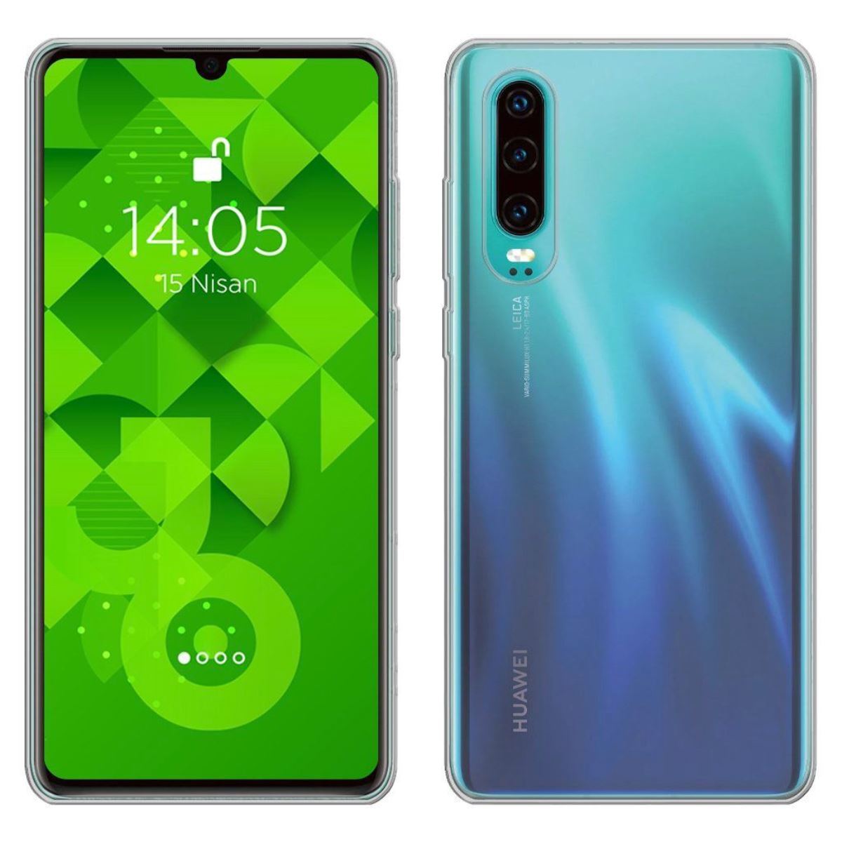 Jopus Huawei P30 JS-238 Plug Phone Case Seffaf - 1