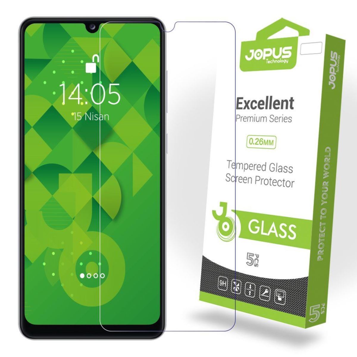 Jopus Samsung A31 Cek-101 Screen Protector Seffaf - 1