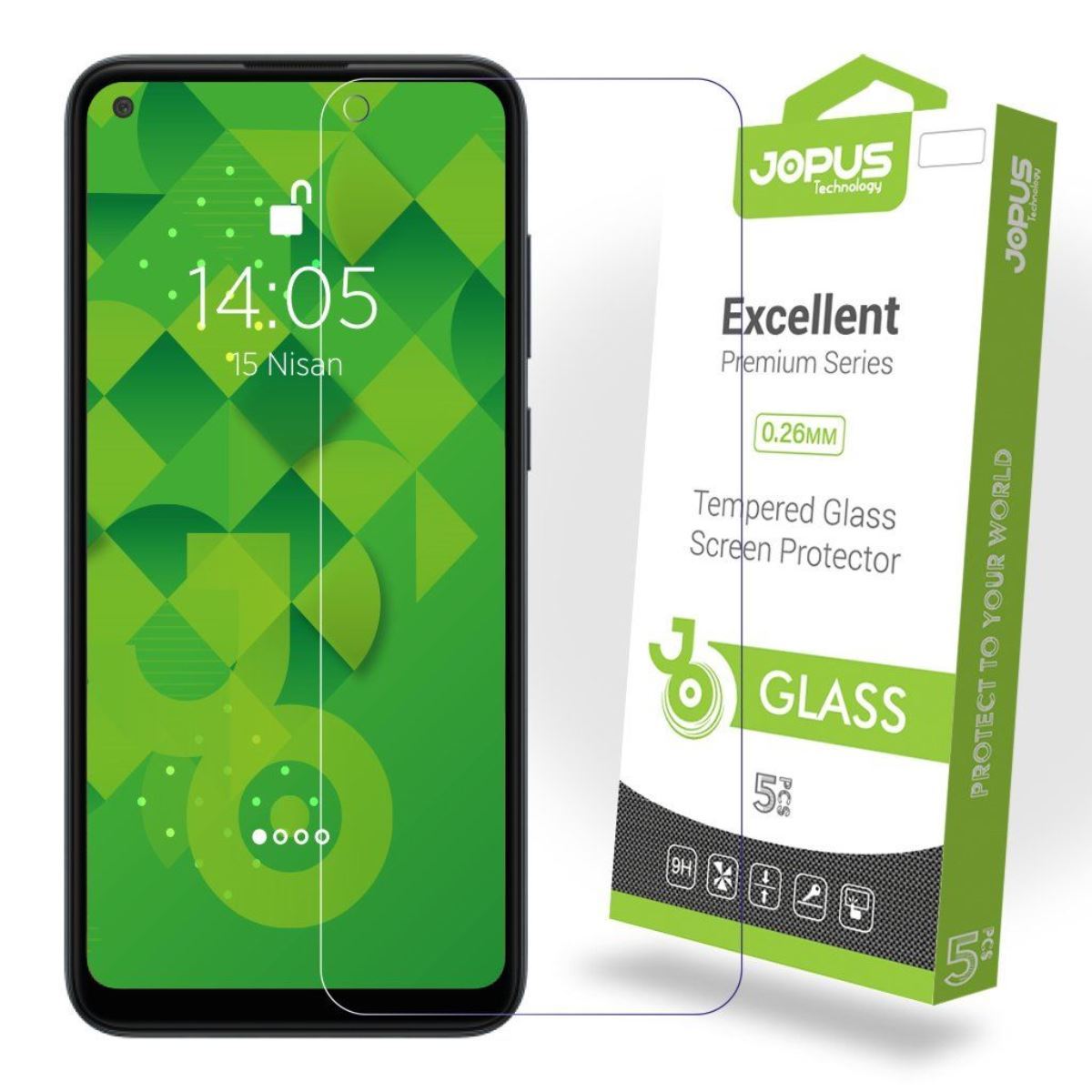 Jopus Samsung A11 / M11 Cek-101 Screen Protector Seffaf - 1