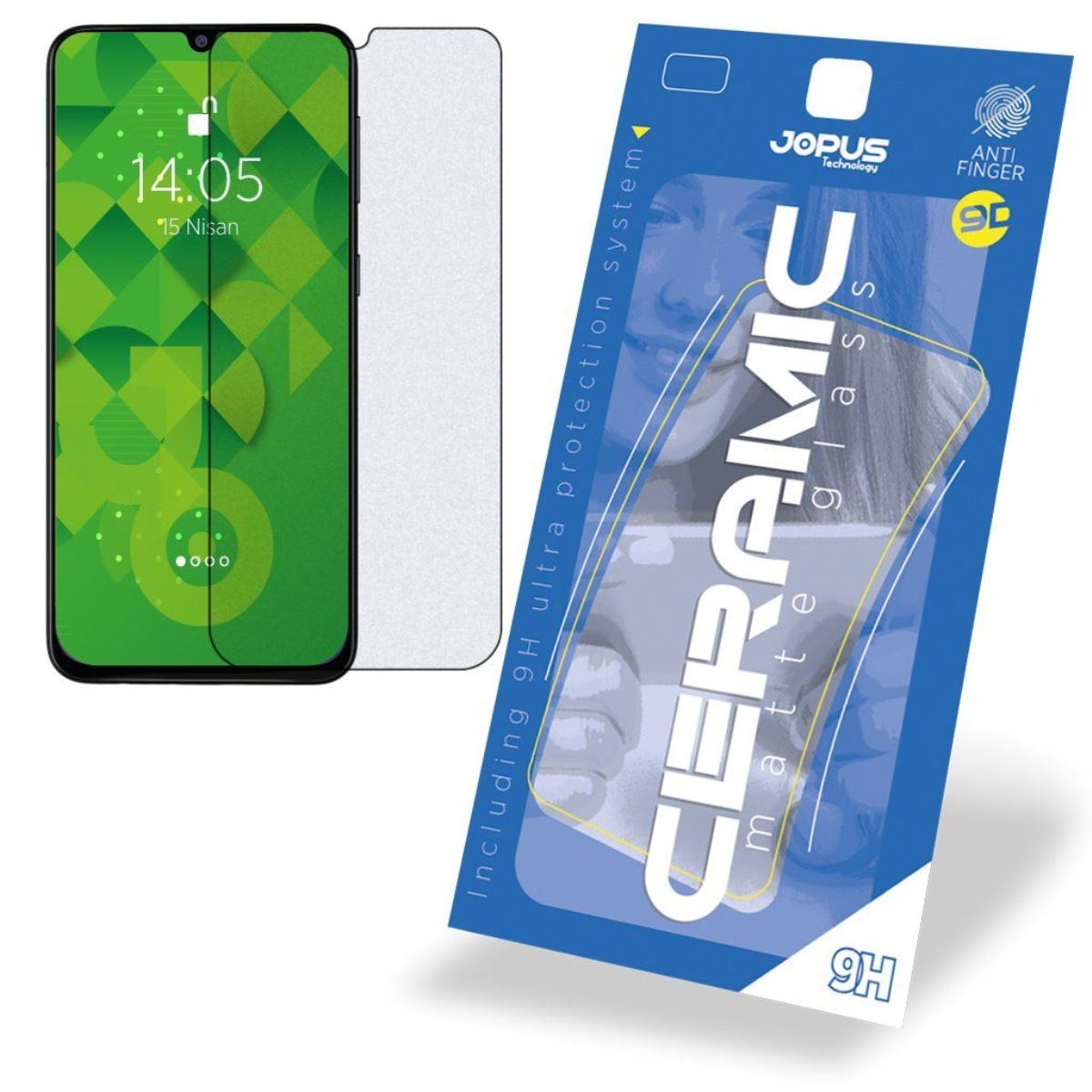 Jopus Samsung M31 Cek-128 Ceramic Matte Screen Protector Siyah - 1