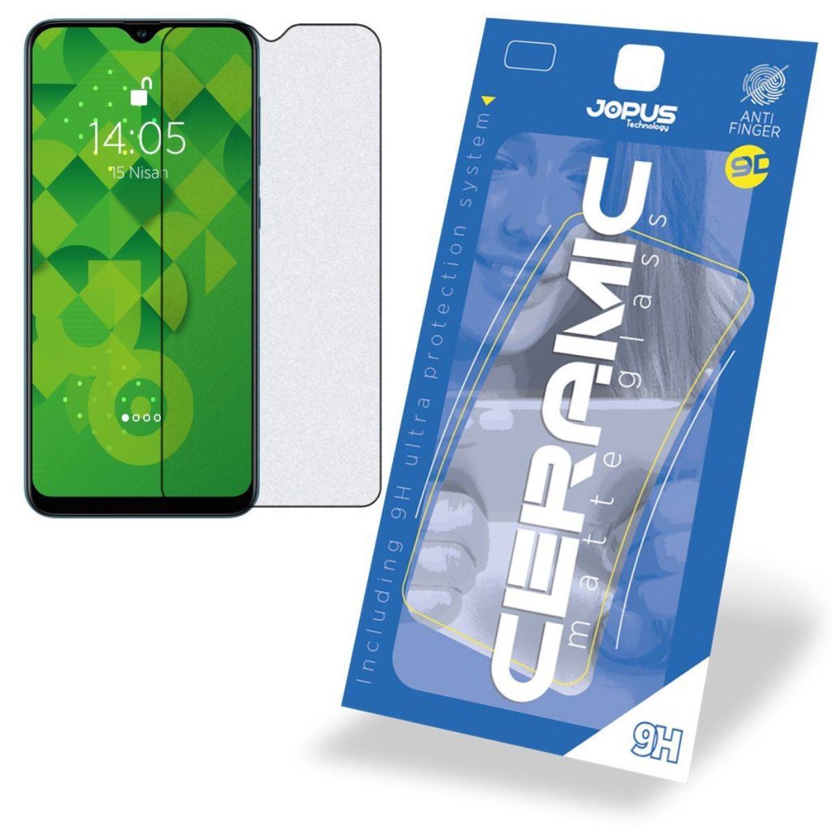 Jopus Samsung A30s Cek-128 Ceramic Matte Screen Protector Siyah - 1