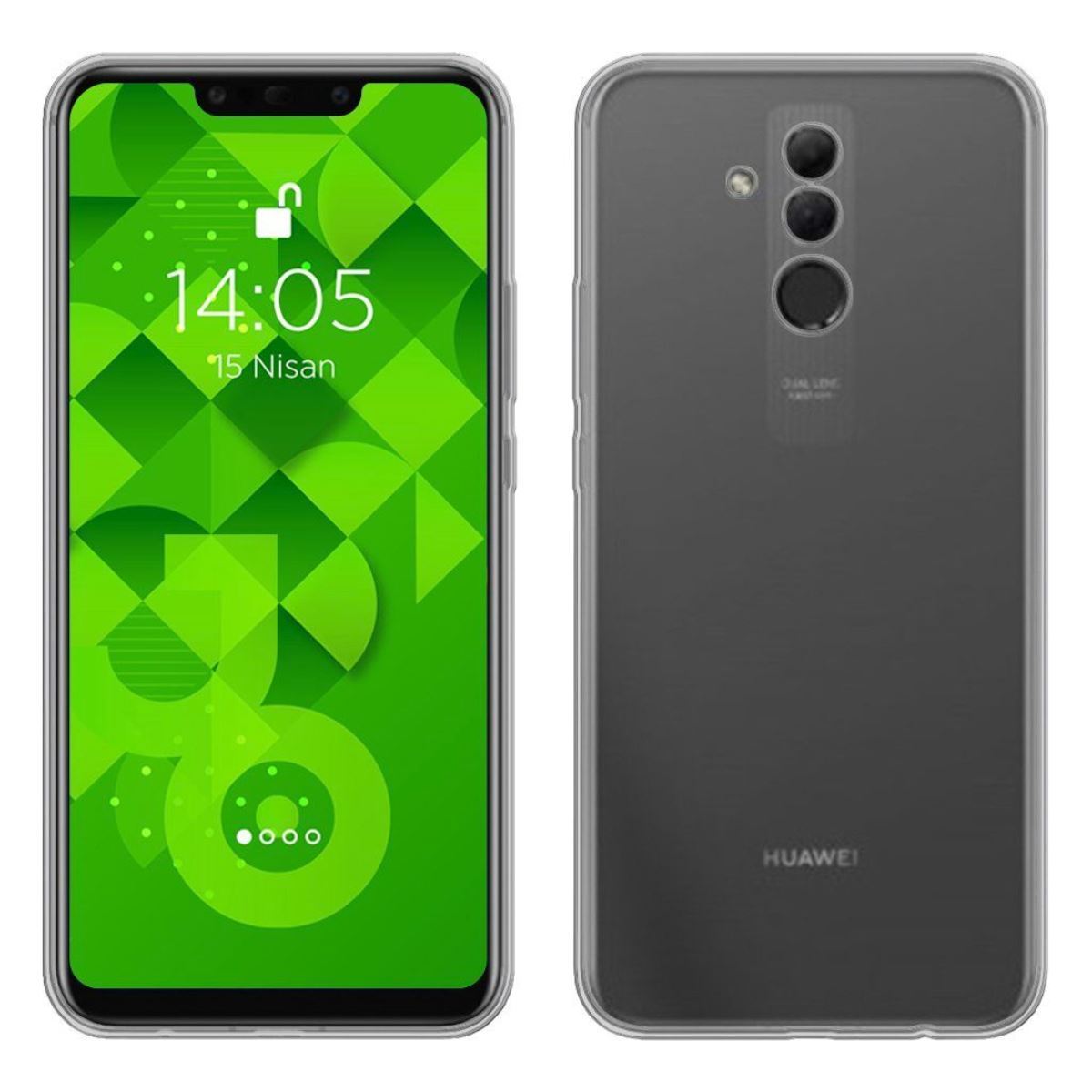 Jopus Huawei Mate 20 Lite JS-238 Plug   Silikon Kilif Seffaf - 1