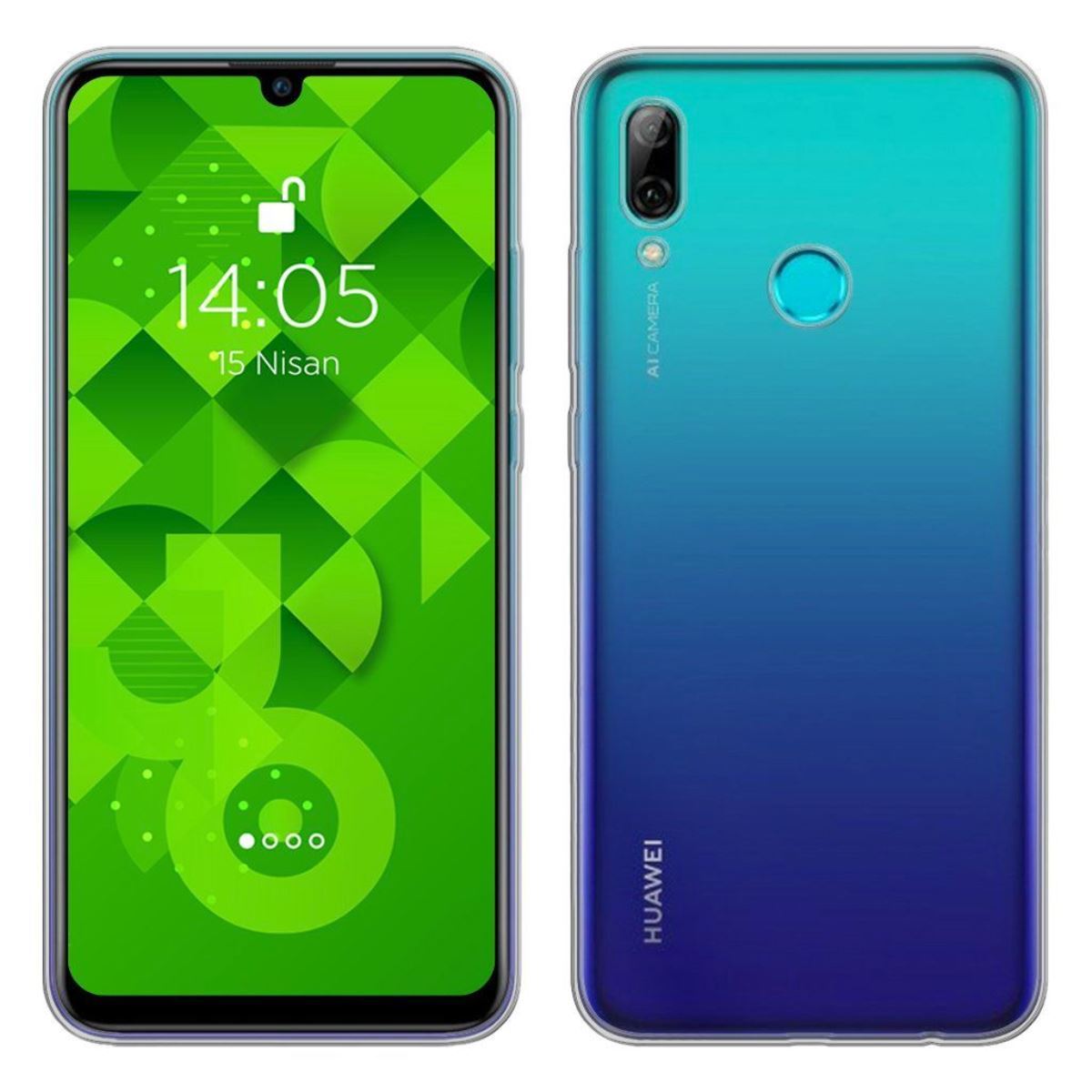 Jopus Huawei P Smart 2019 JS-238 Plug   Silikon Kilif Seffaf - 1