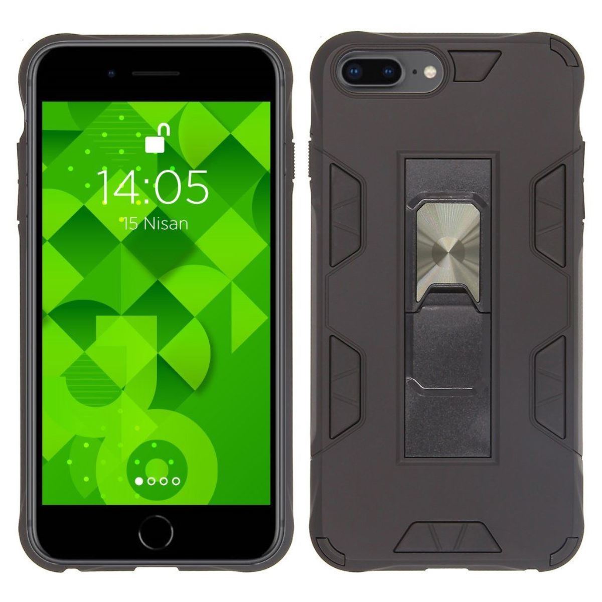 Jopus iPhone 7 Plus / 8 Plus JS-244 Sliding Phone Case Siyah - 1