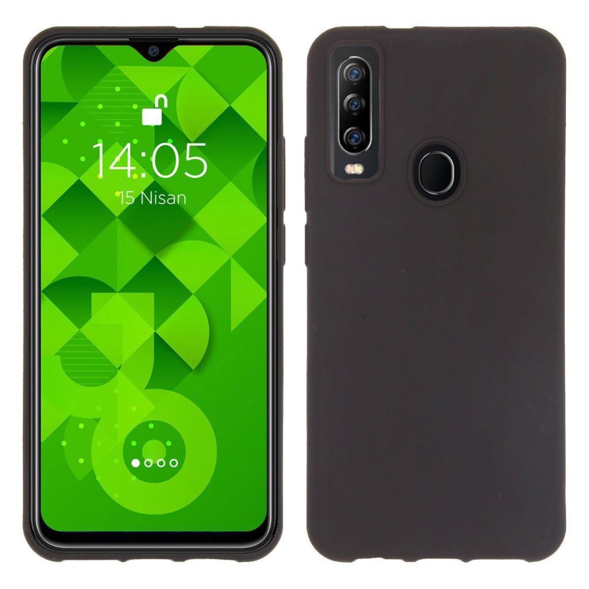 Jopus General Mobile GM20 Pro JS-107 Ruber Phone Case Siyah - 1