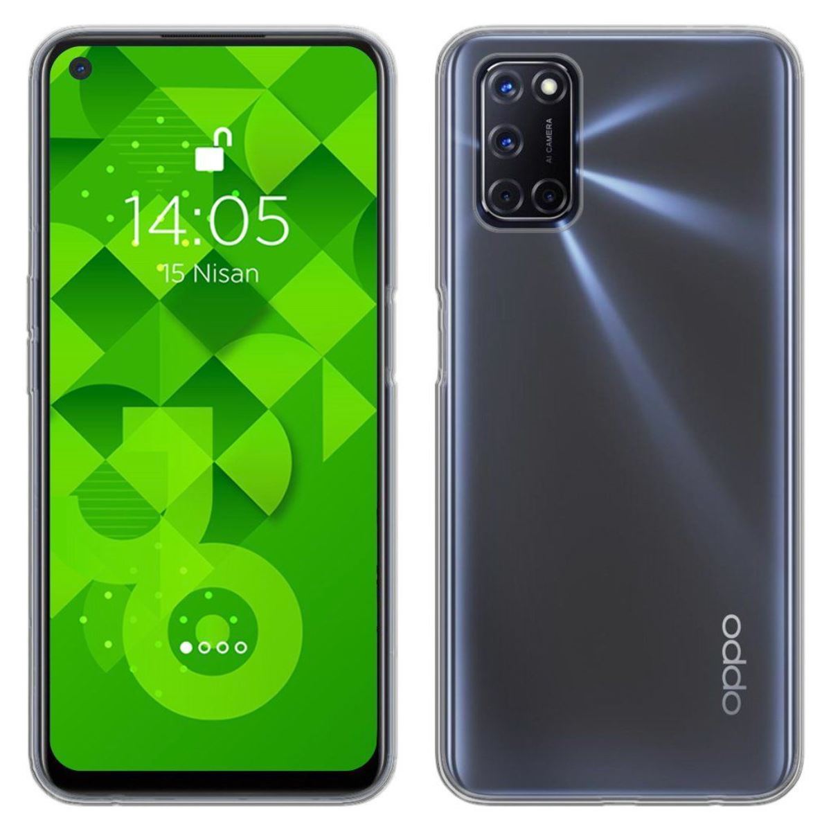 Jopus Oppo A52 / A72 / A92 JS-238 Plug Phone Case Seffaf - 1