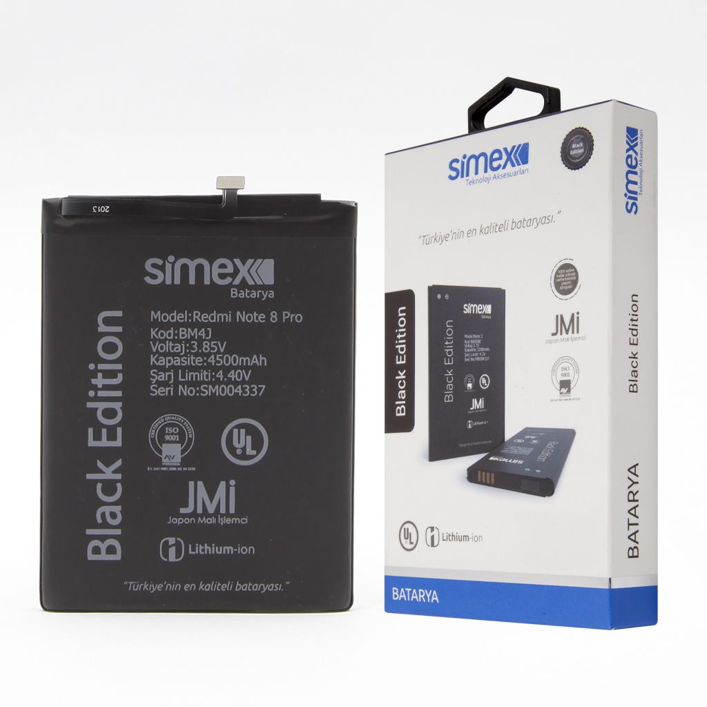 Simex Xiaomi Redmi Note8 Pro SBT-01  Batarya SBT-01 - 1