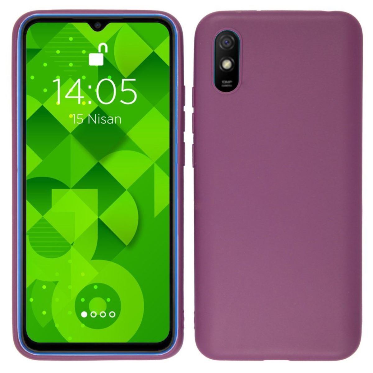 Jopus Xiaomi Redmi 9a JS-105 Tint Phone Case Mor - 1