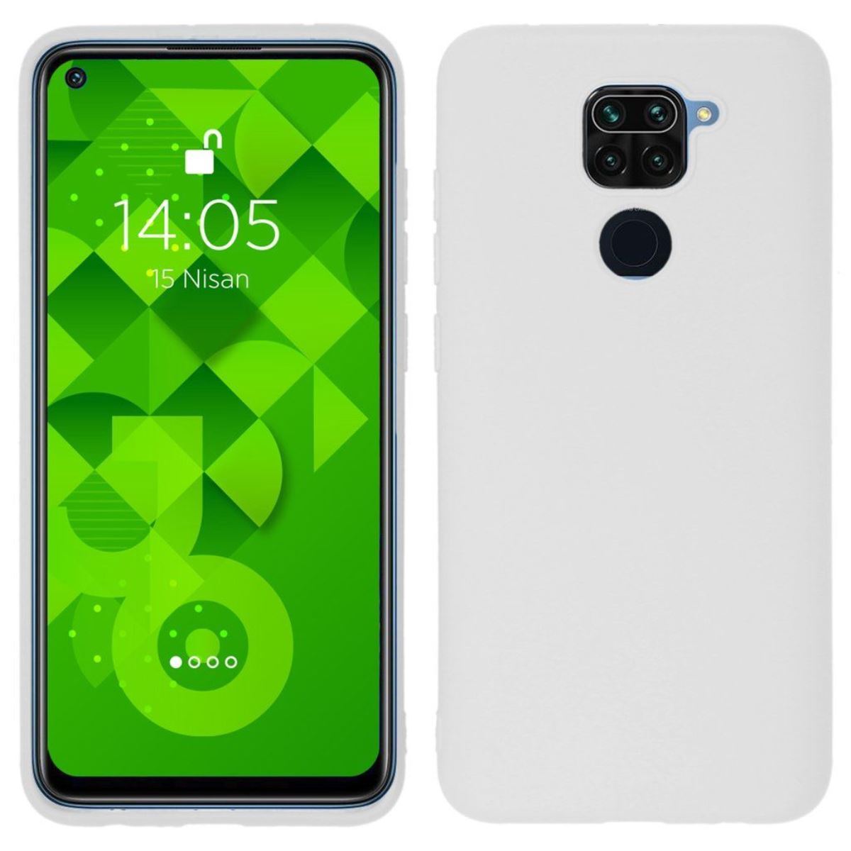 Jopus Xiaomi Redmi Note9 JS-105 Tint   Silikon Kilif Beyaz - 1