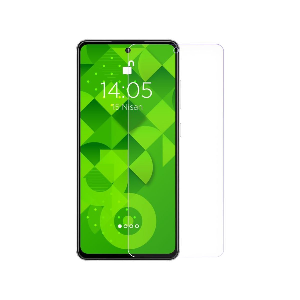 Jopus Samsung A52 Cek-101   Cam Ekran Koruyucu Seffaf - 1