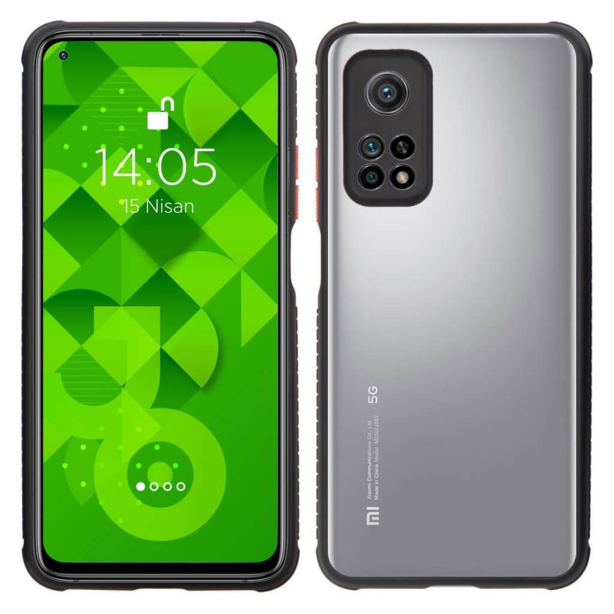 Jopus Xiaomi Mi 10T / Mi 10T Pro JS-245 Zipper   Silikon Kilif Siyah - 1