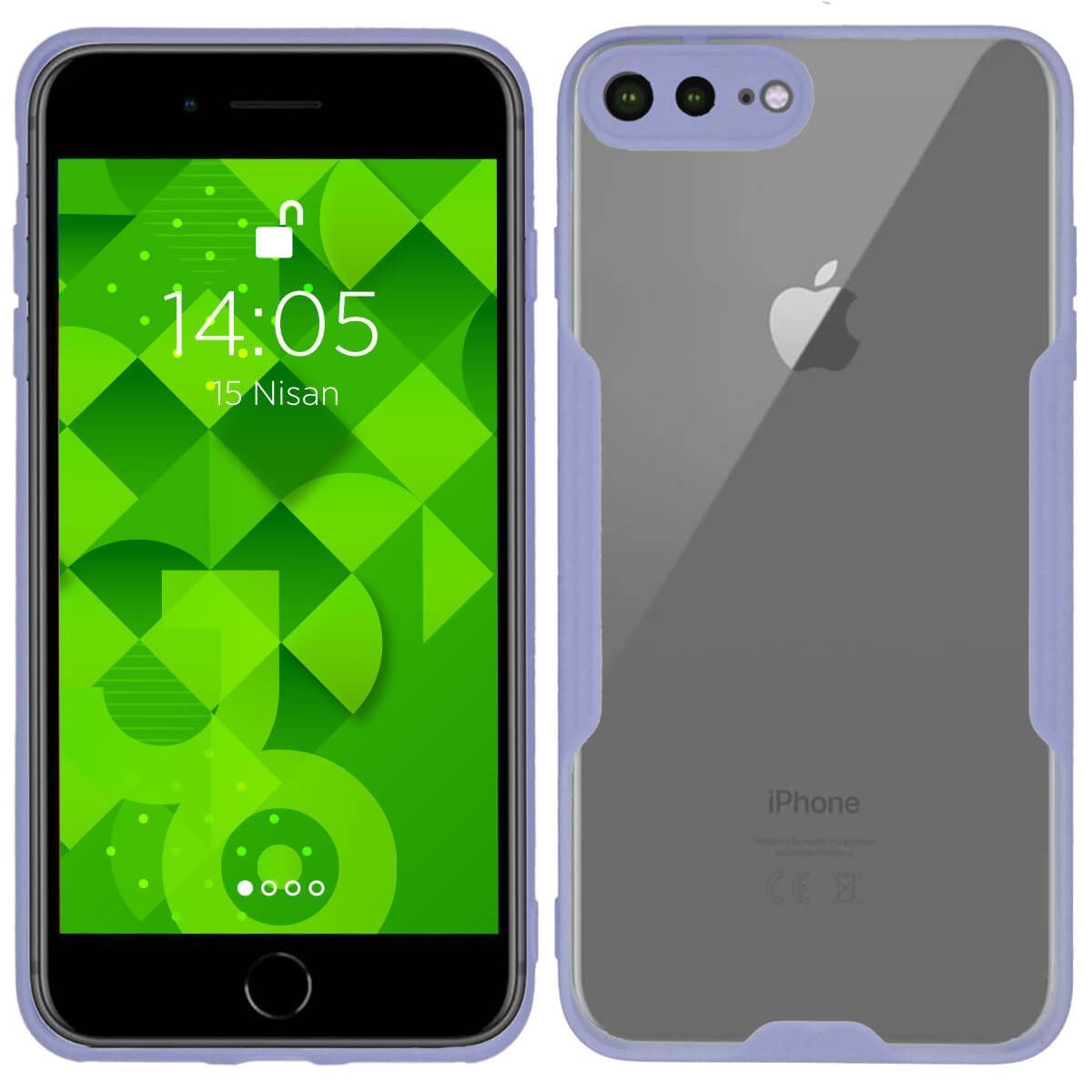 Jopus iPhone 7 Plus / 8 Plus JS-250 Mellow   Silikon Kilif Lila - 1