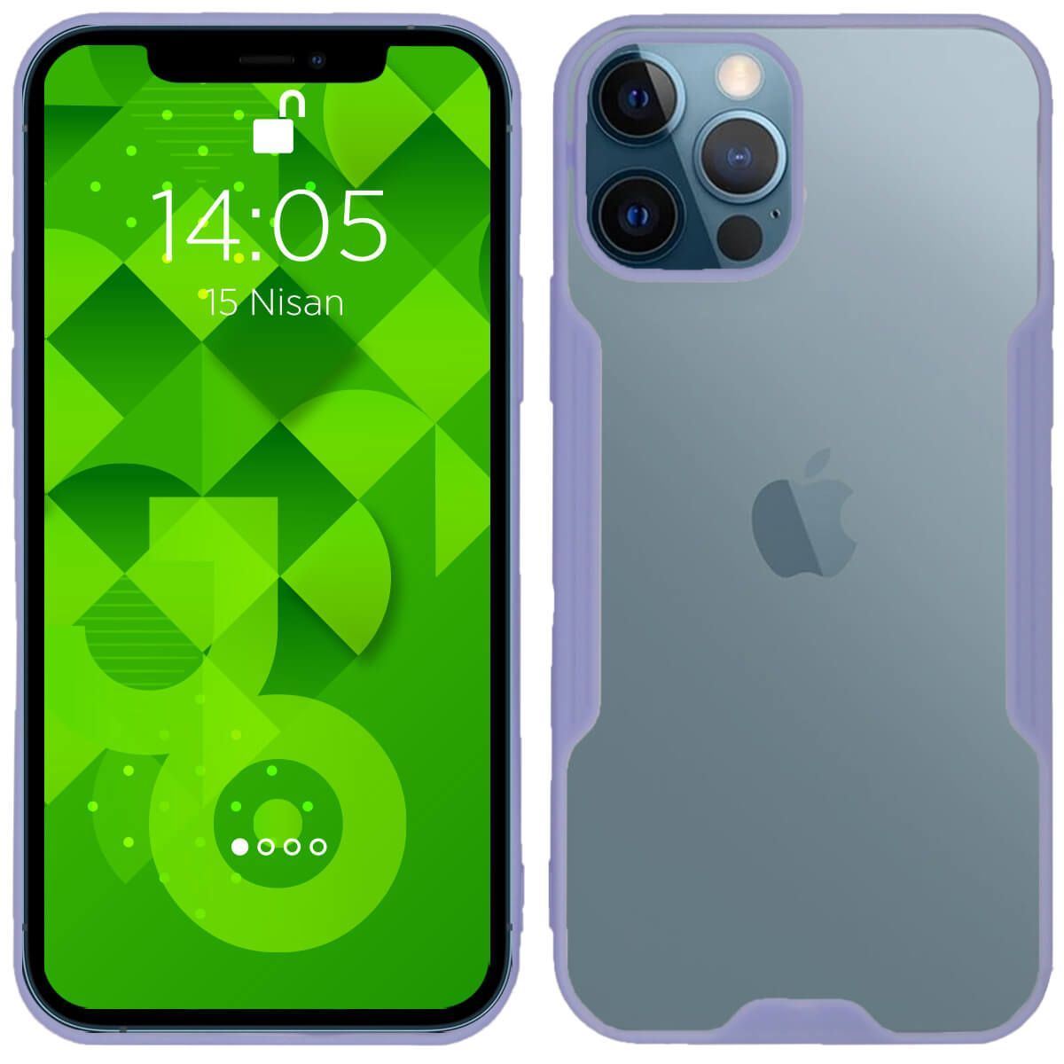 Jopus iPhone 12 / 12 Pro JS-250 Mellow   Silikon Kilif Lila - 1