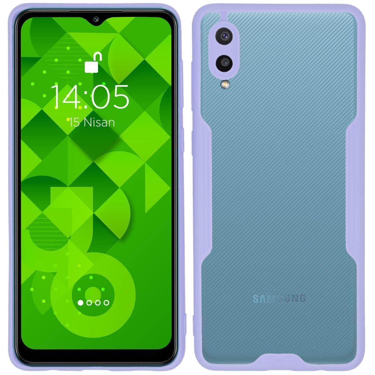 Jopus Samsung A02 JS-250 Mellow   Silikon Kilif Lila - 1