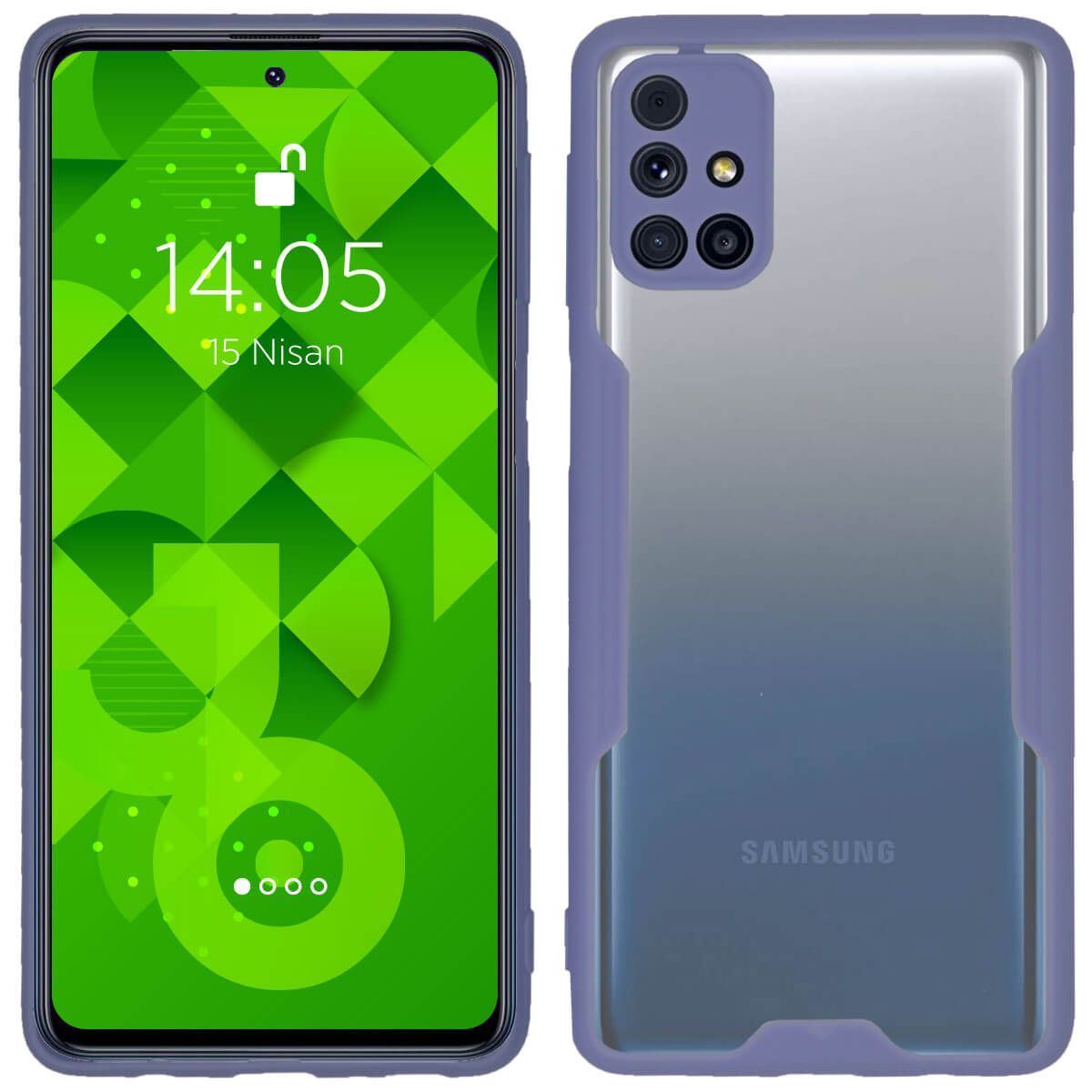 Jopus Samsung M31s JS-250 Mellow   Silikon Kilif Lila - 1