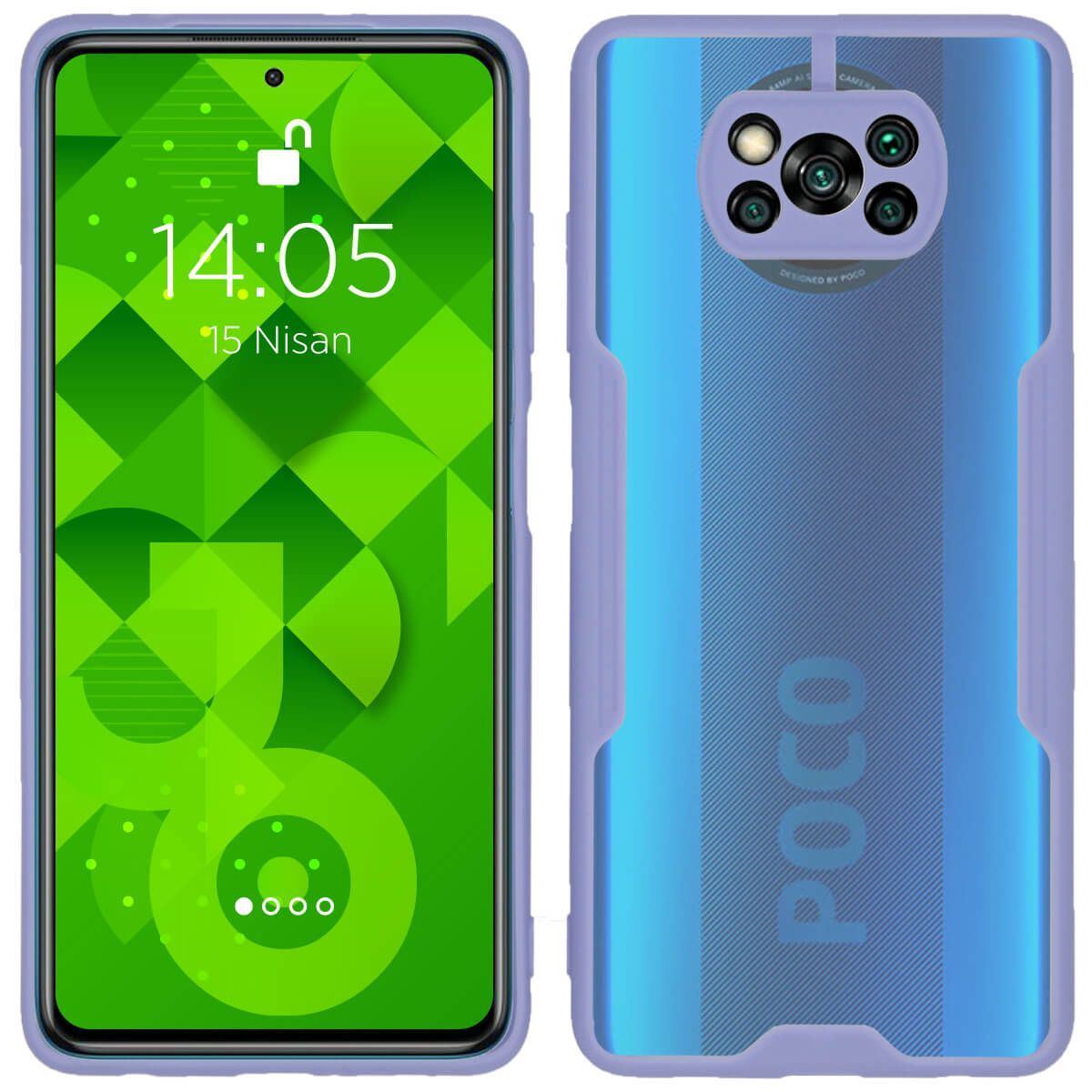 Jopus Xiaomi Poco X3 JS-250 Mellow   Silikon Kilif Lila - 1