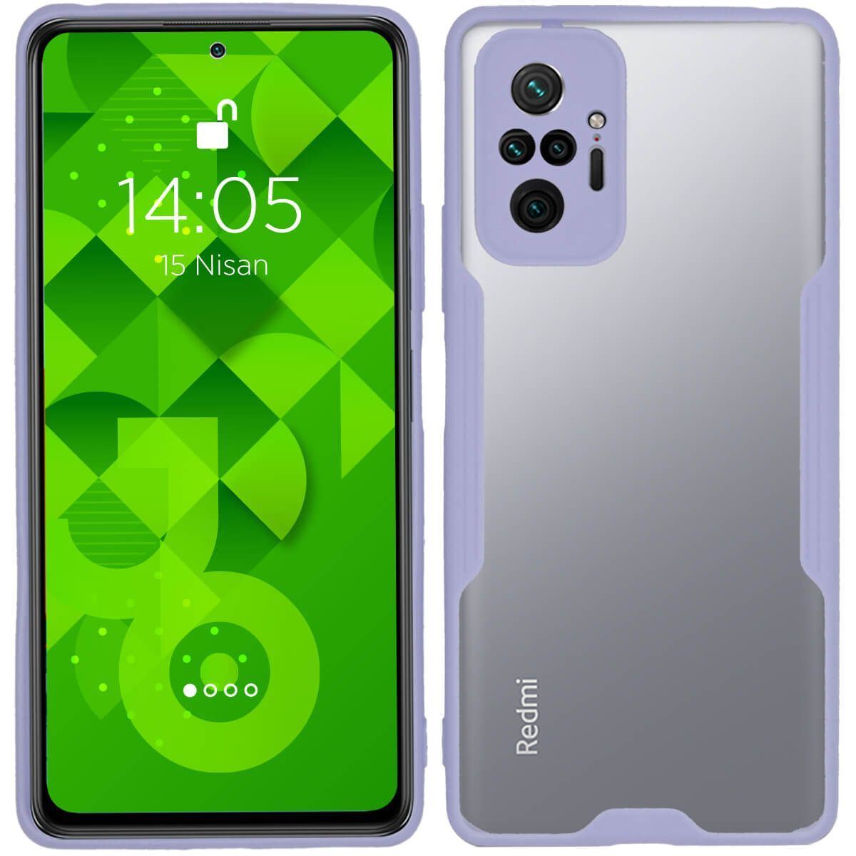 Jopus Xiaomi Redmi Note10 Pro JS-250 Mellow   Silikon Kilif Lila - 1